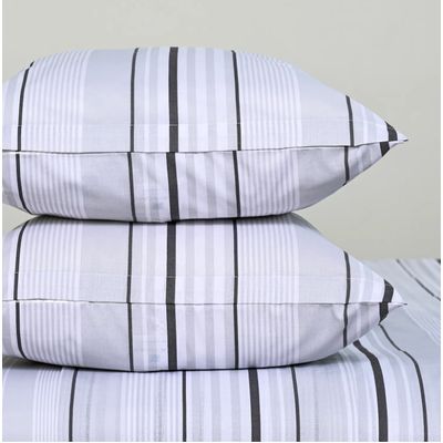 Imagen 2 del producto Sabanas 2 Plazas 144 Hilos Zircon Gris