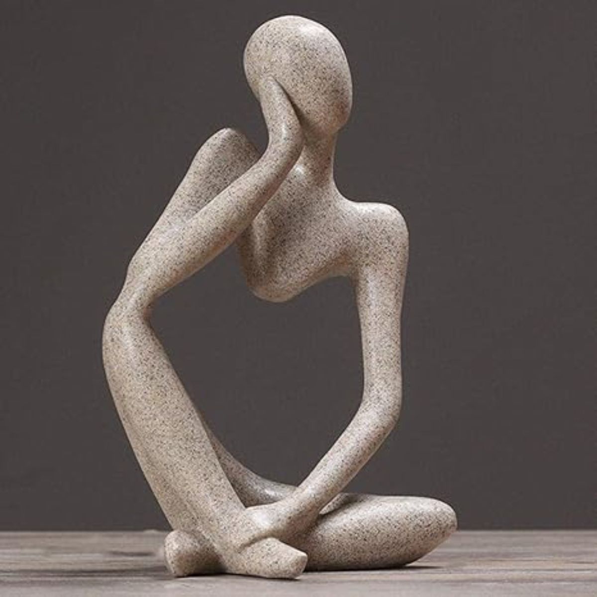GENERICO - Escultura Estatua Zen Pensador Abstracto Elegante Moderna mármol