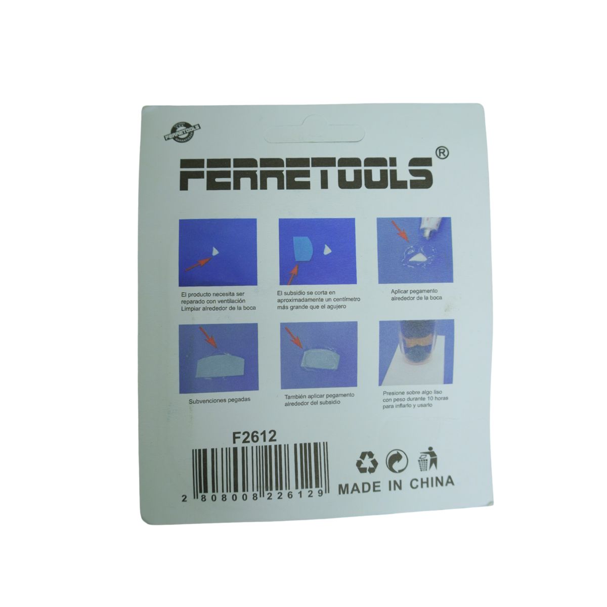 GENERICO - Parche Para Piscina o Inflables Kit De Reparacion 7 Piezas