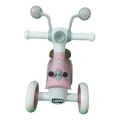 BABYLUNA - Correpasillos Auto Andador Caracol con Luces y Música Infantil - Rosado