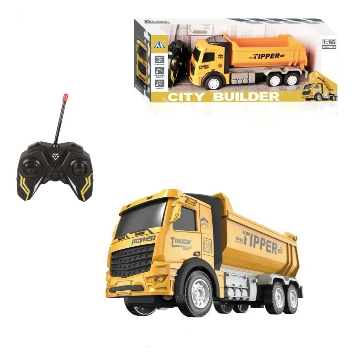 GENERICO - VOLQUETA RECARGABLE CON CONTROL REMOTO