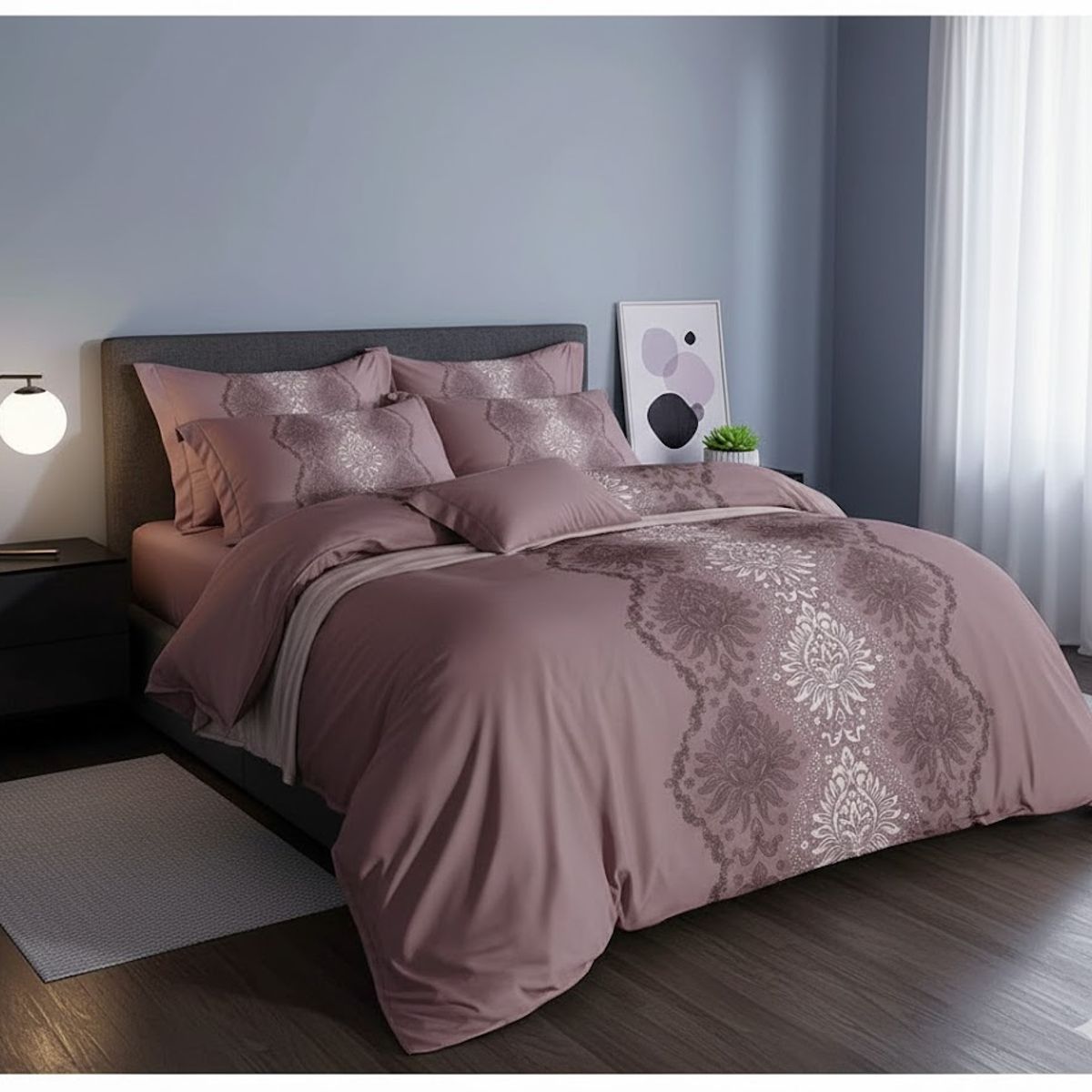 GENERICO - CUBRECAMA QUILT DE VERANO DELGADO DISEÑO CLASICO ESTAMPADO 1.5 PLAZA