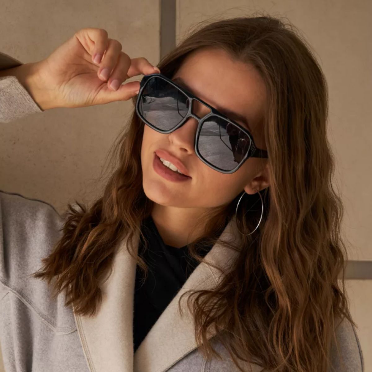 NOVY - Lentes Gafas De Sol Piloto Retro Mujer Retro Uv400 Unisex