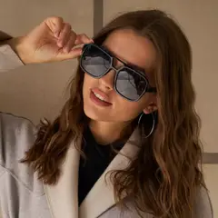 NOVY - Lentes Gafas De Sol Piloto Retro Mujer Retro Uv400 Unisex