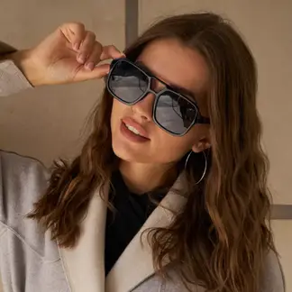 NOVY - Lentes Gafas De Sol Retro Piloto Aviador Mujer Uv400 Animal Print