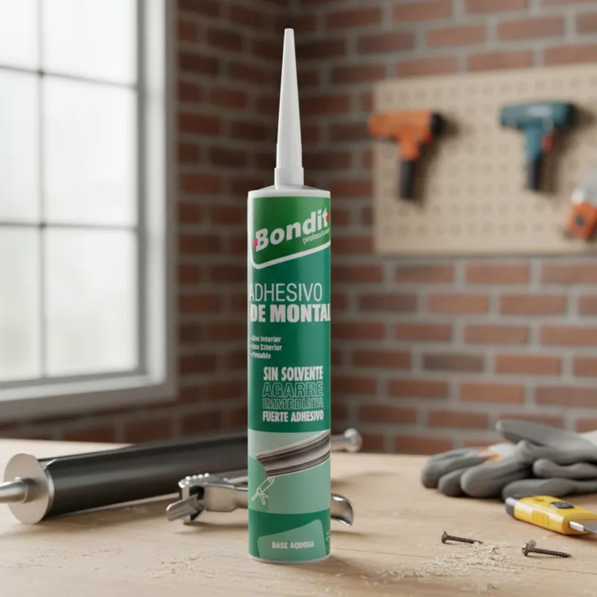 GENERICO - Adhesivo de Montaje Blanco Bondit 300ml