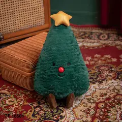 ANGELES DEL HOGAR - COJIN PELUCHE DECORACION DE NAVIDAD