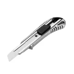 TOLSEN - Cutter Exacto Cuchillo Cartonero Metálico + 5 repuestos 30002