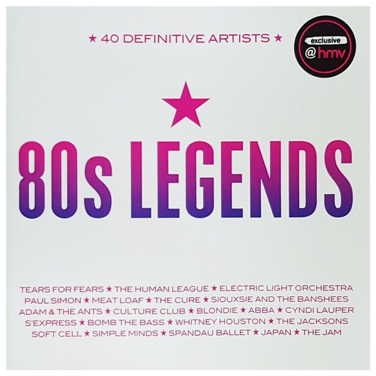 GENERICO - 80'S LEGENDS - 40 DEFINITIVE ARTISTS - VARIOUS (2CD) / CD