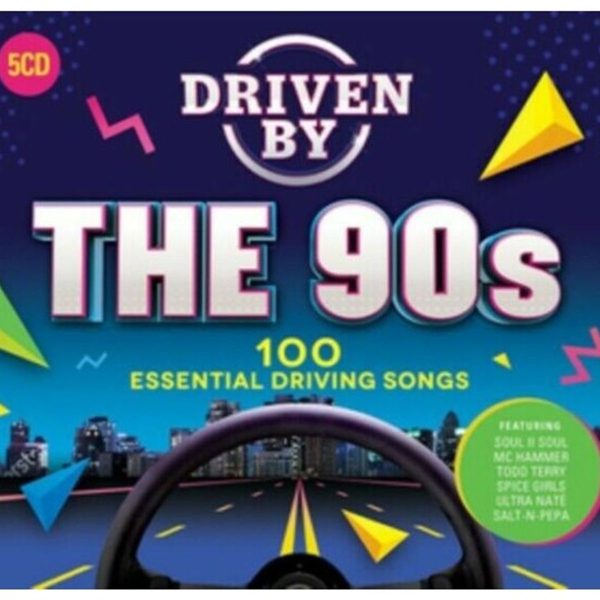 GENERICO - DRIVEN BY THE 90S - 100 ESSENTIAL DRIVING SONGS - VARIOUS (5CD) / CD