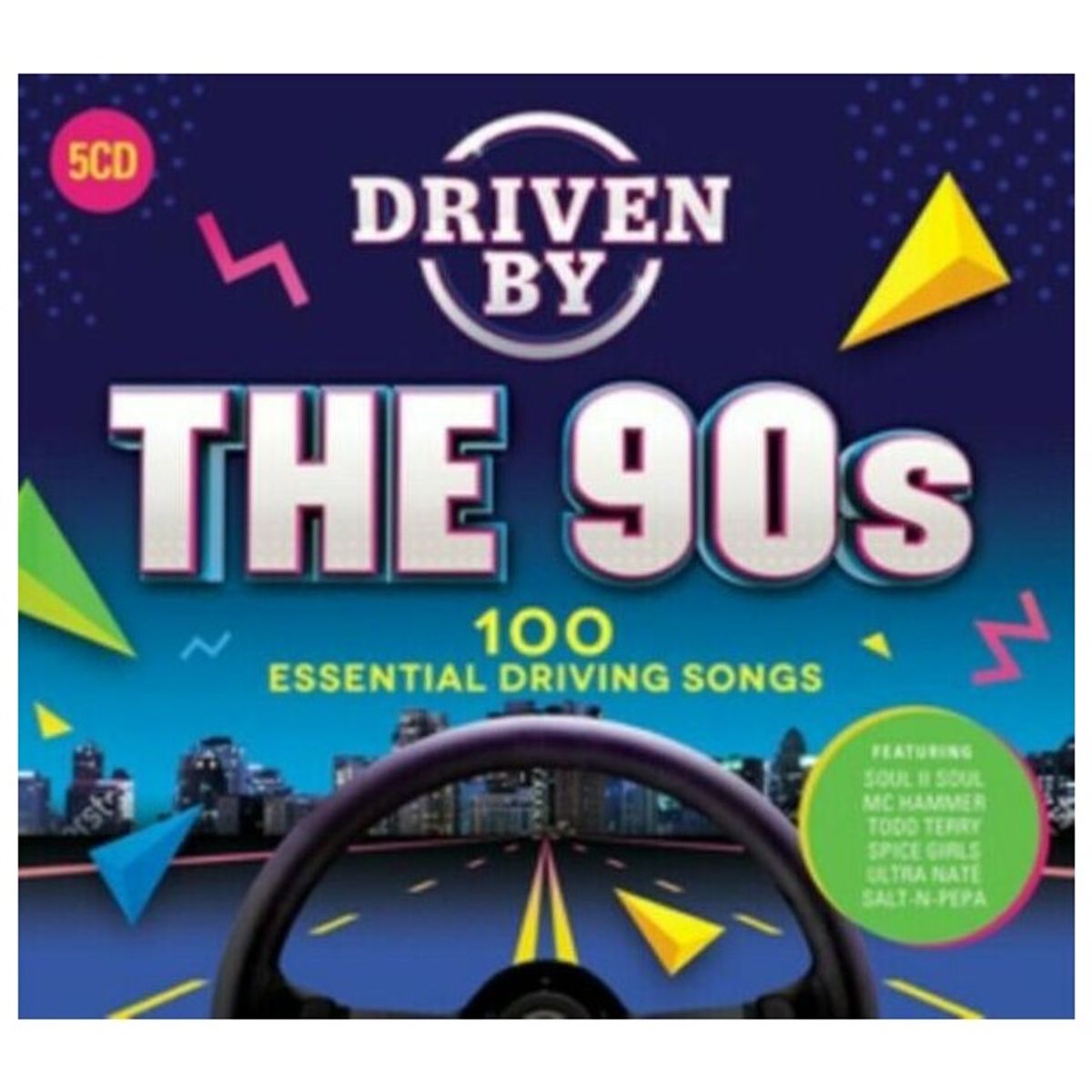 GENERICO - DRIVEN BY THE 90S - 100 ESSENTIAL DRIVING SONGS - VARIOUS (5CD) / CD