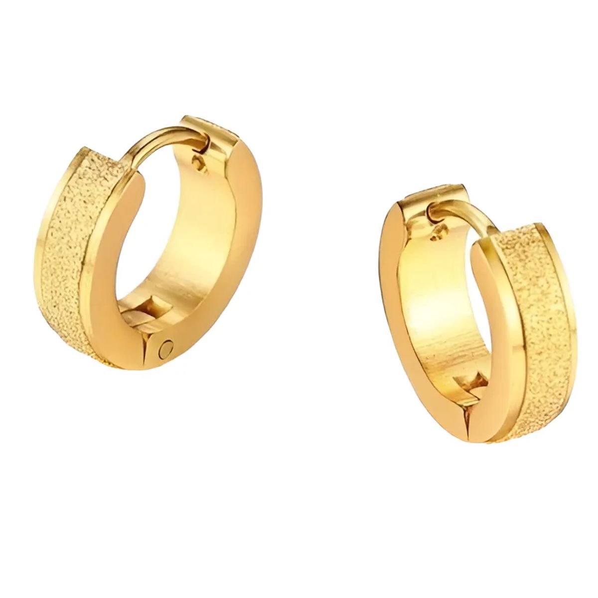 GENERICO - Aros Punk Hombre Mujer Gold Manba Earing Moda Vintage Royal Madriz
