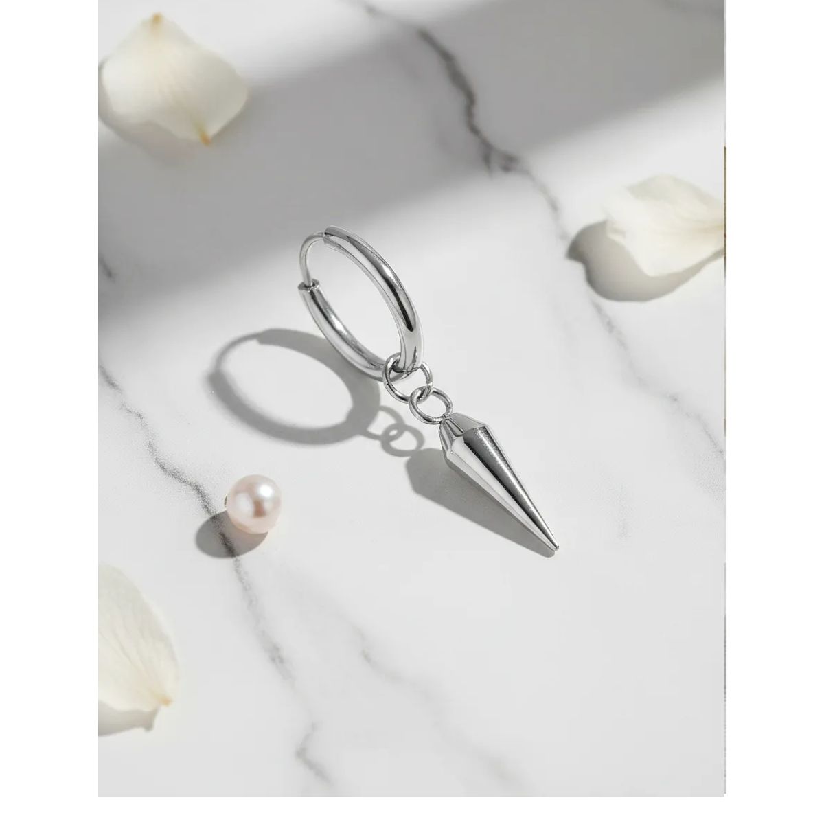 GENERICO - Aros Punk Vikingo Punta Silver Space Hombre Mujer 2022 Royal Madriz.