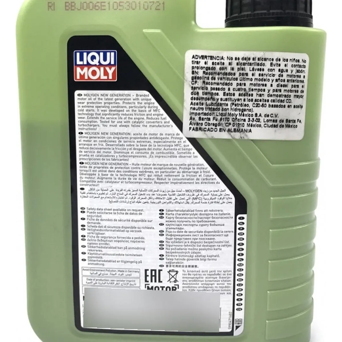 LIQUI MOLY - Aceite Para Motor Liquimoly Full Sintético 5w-30 Original 1l