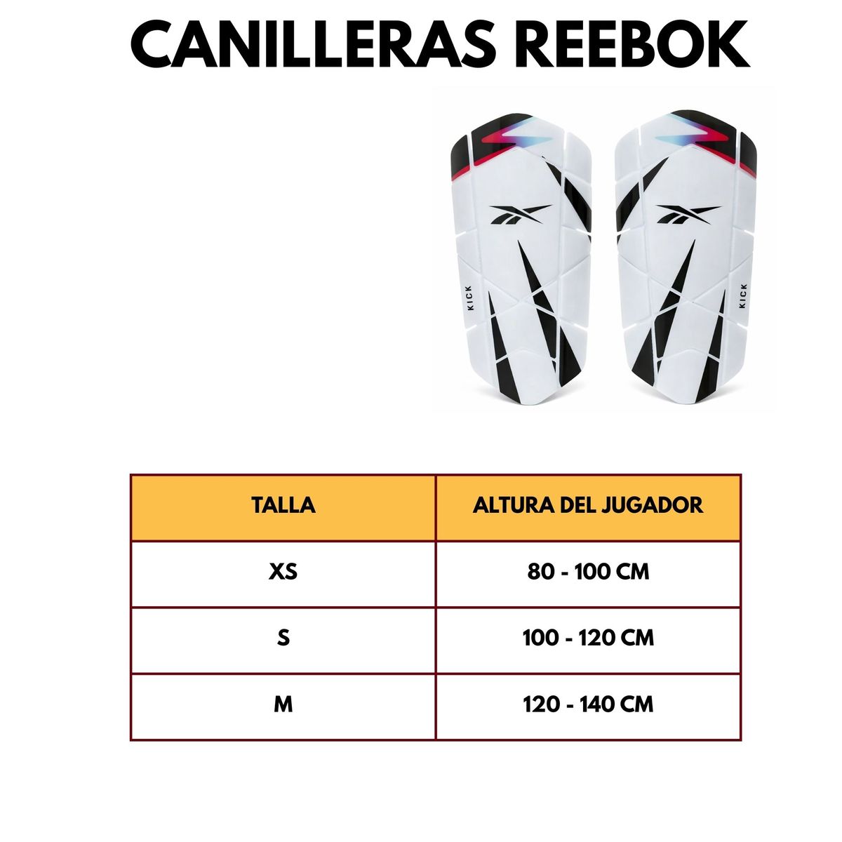 REEBOK - Canillera Fútbol Nano Kick Reebok