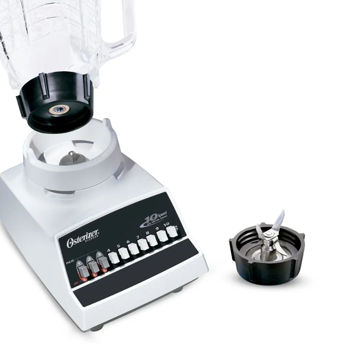 OSTER - Licuadora Oster® De 10 Velocidades Blanca Color Blanco