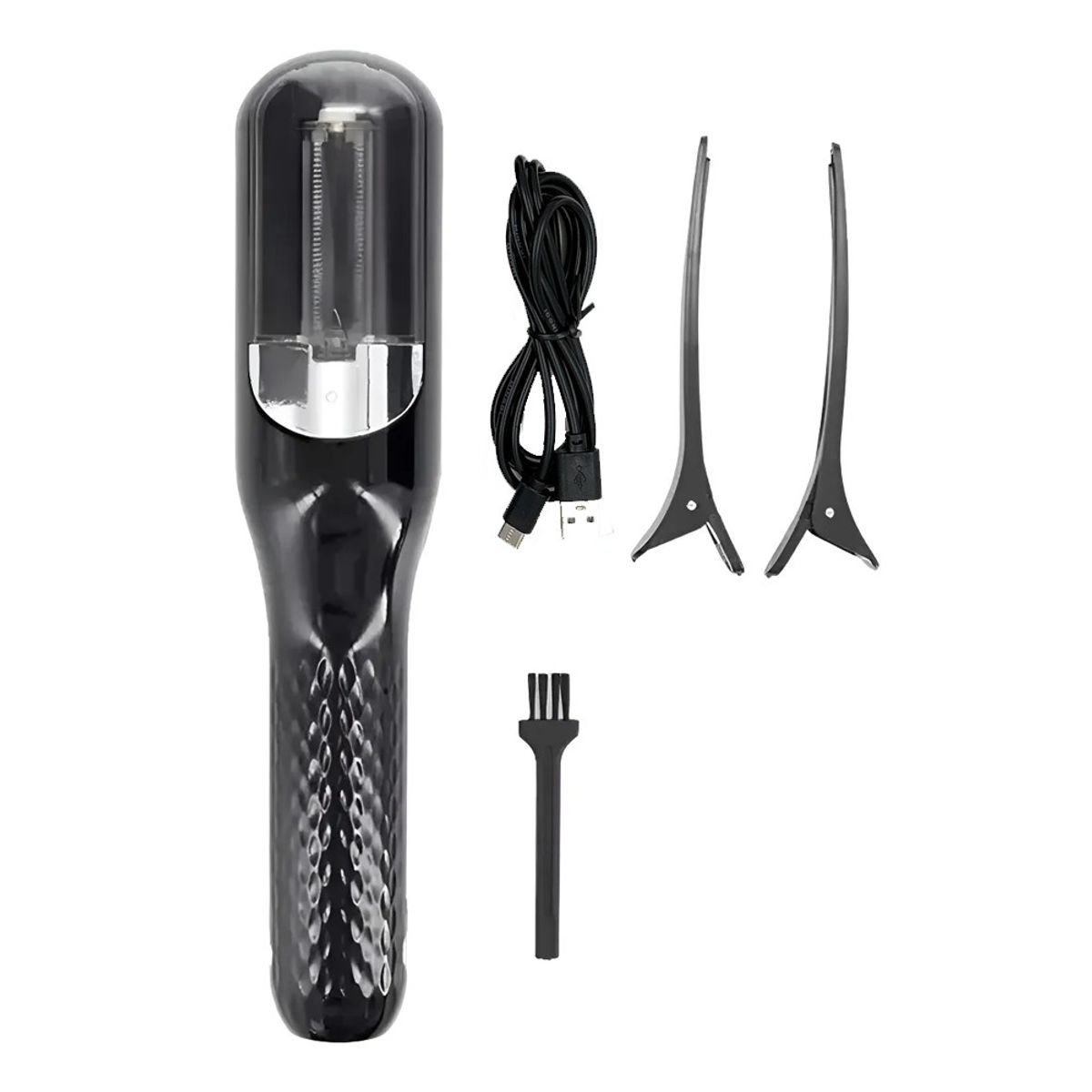 MUNDO MAGIA - Cortadora De Puntas De Cabello Abiertas U Horquilladas Negro