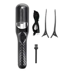 MUNDO MAGIA - Cortadora De Puntas De Cabello Abiertas U Horquilladas Negro