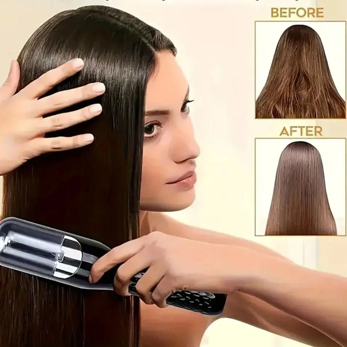 MUNDO MAGIA - Cortadora De Puntas De Cabello Abiertas U Horquilladas Negro