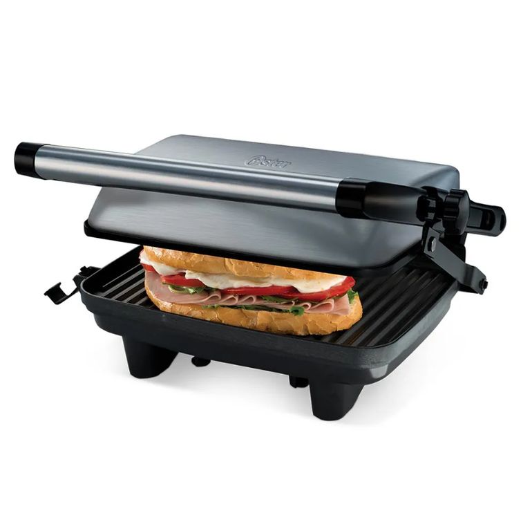 OSTER Plancha Panini Oster® Compacta Ckstpa2880 Color Gris