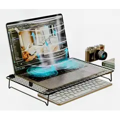 GENERICO - Soporte plegable de 1 pieza, base de enfriamiento para Lapton escritorio de oficina