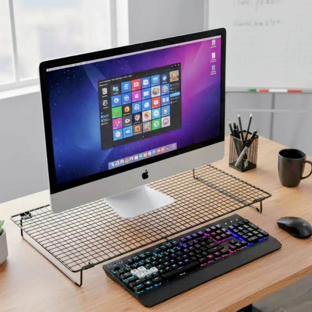 GENERICO - Soporte plegable de 1 pieza, base de enfriamiento para Lapton escritorio de oficina