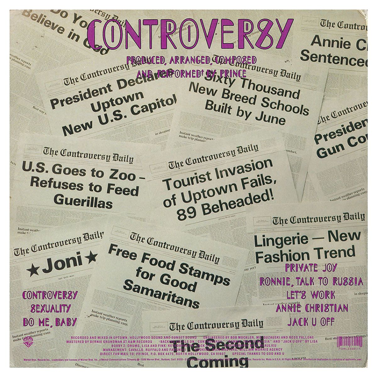 GENERICO - Prince - Controversy - Vinilo 150grs