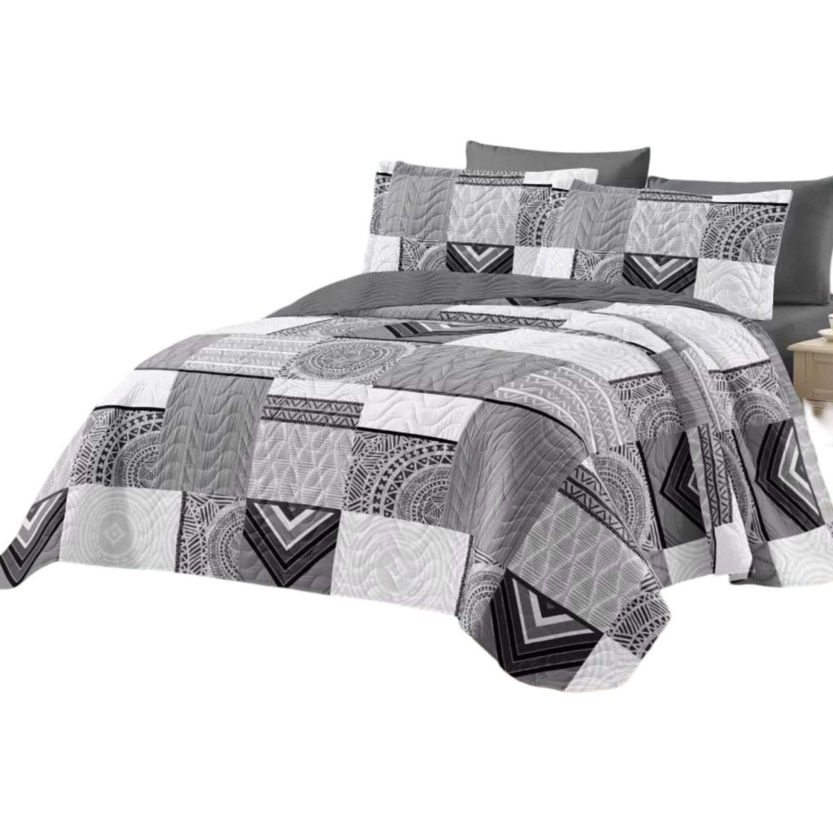 GENERICO - Cubrecama Quilt verano plaza y media