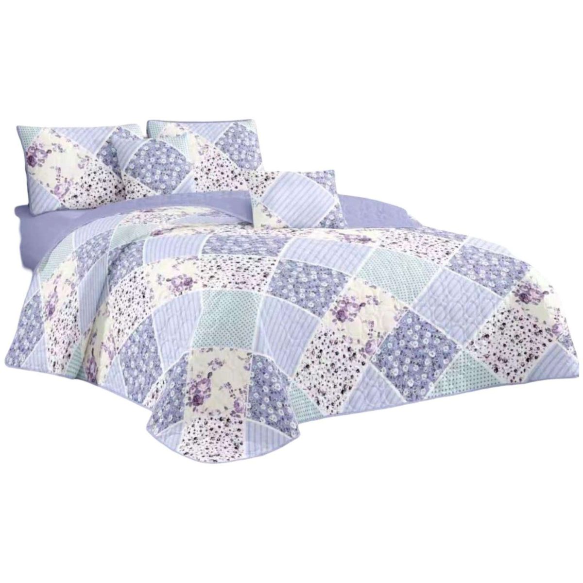 GENERICO - Cubrecama Quilt verano 2 plaza