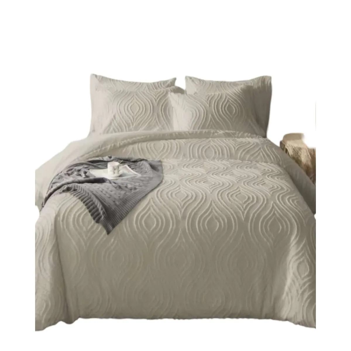 GENERICO - CUBRECAMA QUILT VERANO DELGADO NO ACOLCHADO 2 PLAZAS