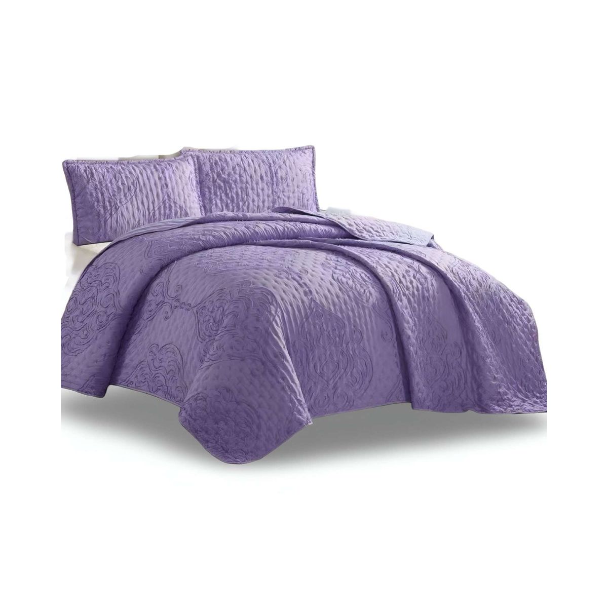 GENERICO - CUBRECAMA QUILT TUFTING DE LUJO SUAVE 2 PLAZAS_.