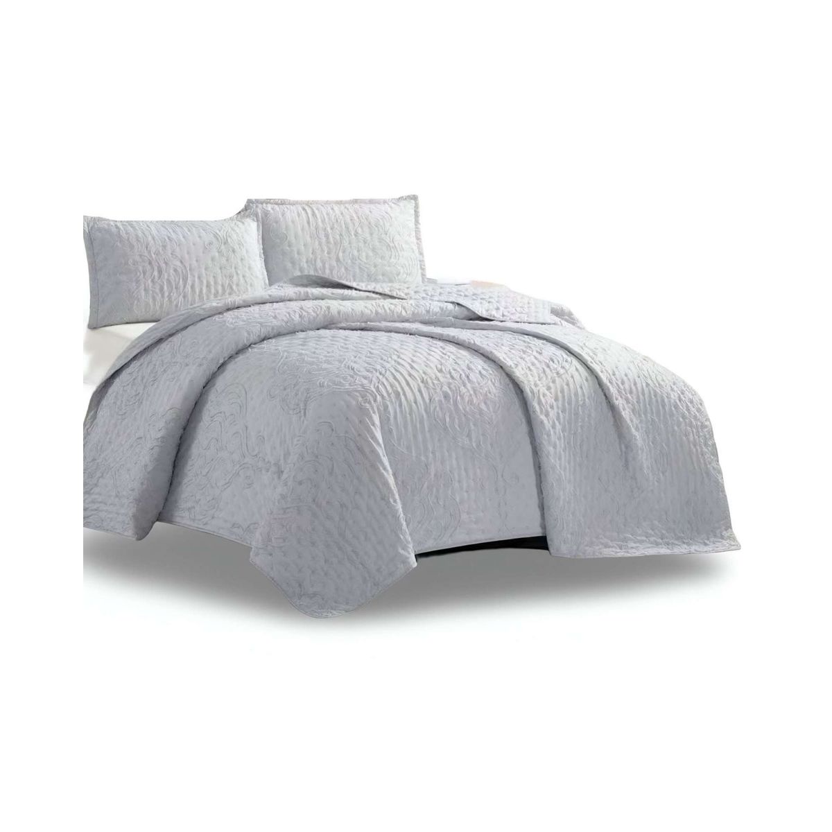 GENERICO - CUBRECAMA QUILT TUFTING DE LUJO SUAVE KING_.