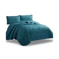 GENERICO - CUBRECAMA QUILT TUFTING DE LUJO SUAVE 2 PLAZAS
