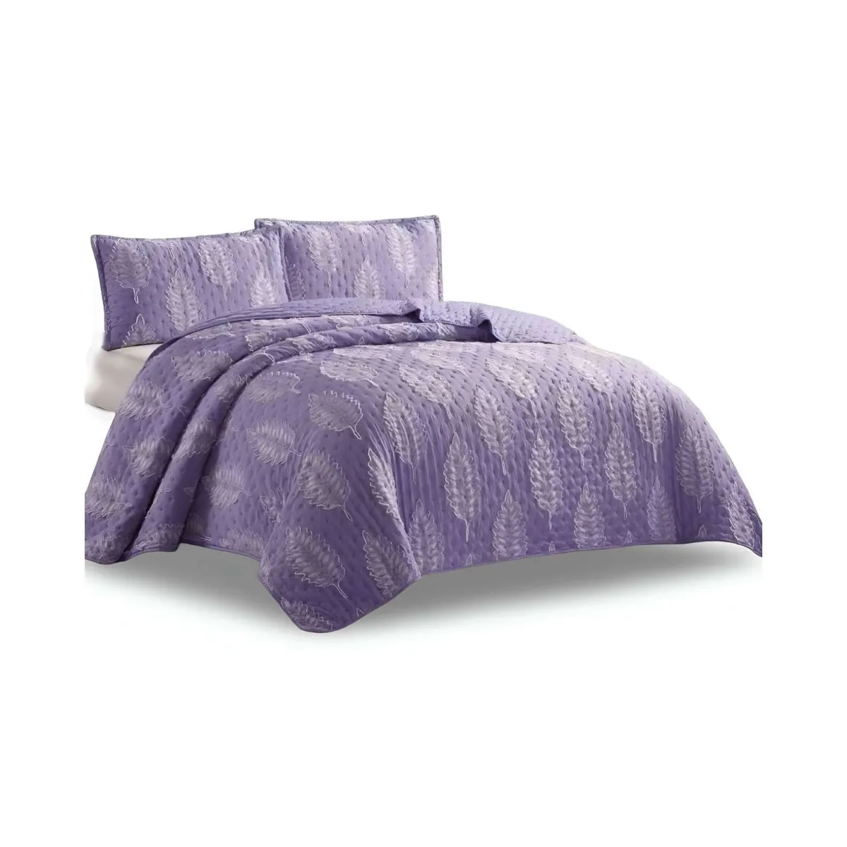 GENERICO - CUBRECAMA QUILT TUFTING DE LUJO SUAVE KING