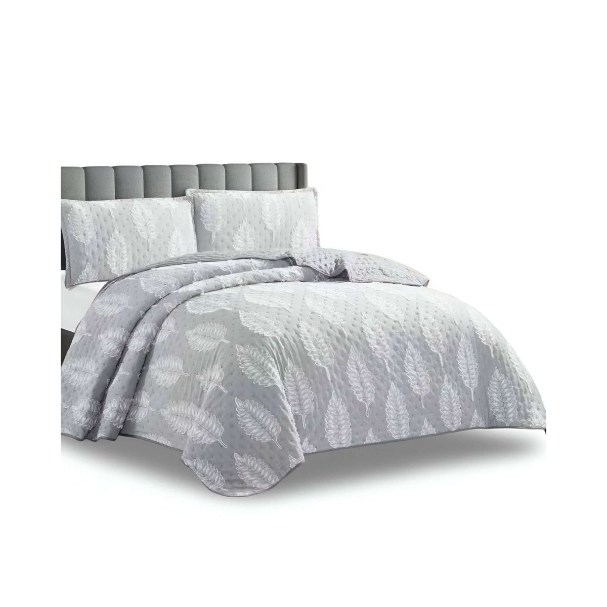 GENERICO - CUBRECAMA QUILT TUFTING DE LUJO SUAVE KING