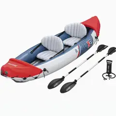 ANGELES DEL HOGAR - Kayak Inflable Para 2 Personas 200kg