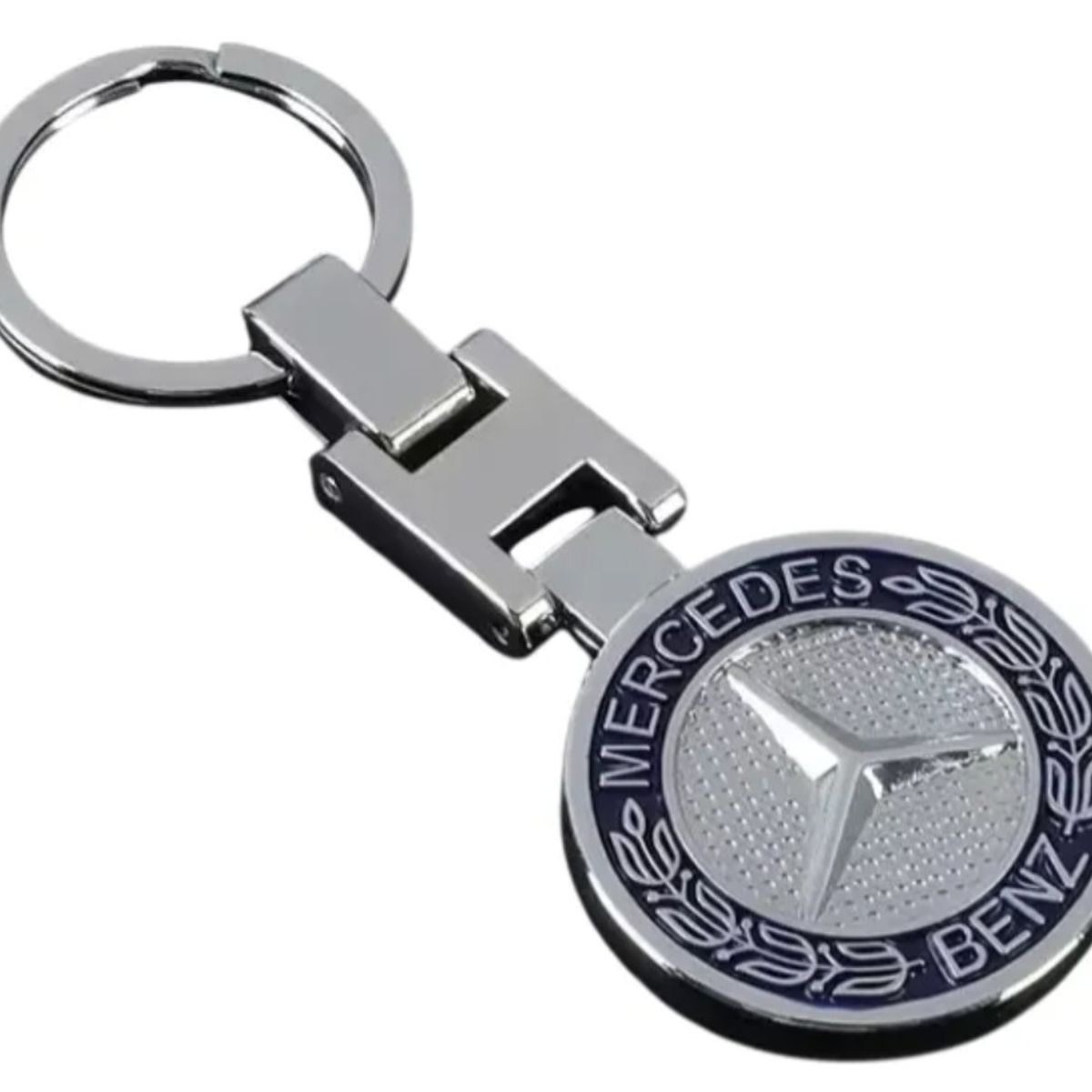 GENERICO - Llavero para Mercedes Benz Reversible Emblema En Ambas Caras