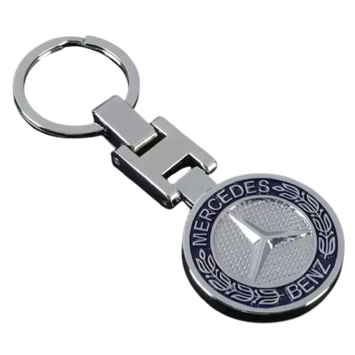 GENERICO - Llavero para Mercedes Benz Reversible Emblema En Ambas Caras