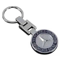 GENERICO - Llavero para Mercedes Benz Reversible Emblema En Ambas Caras