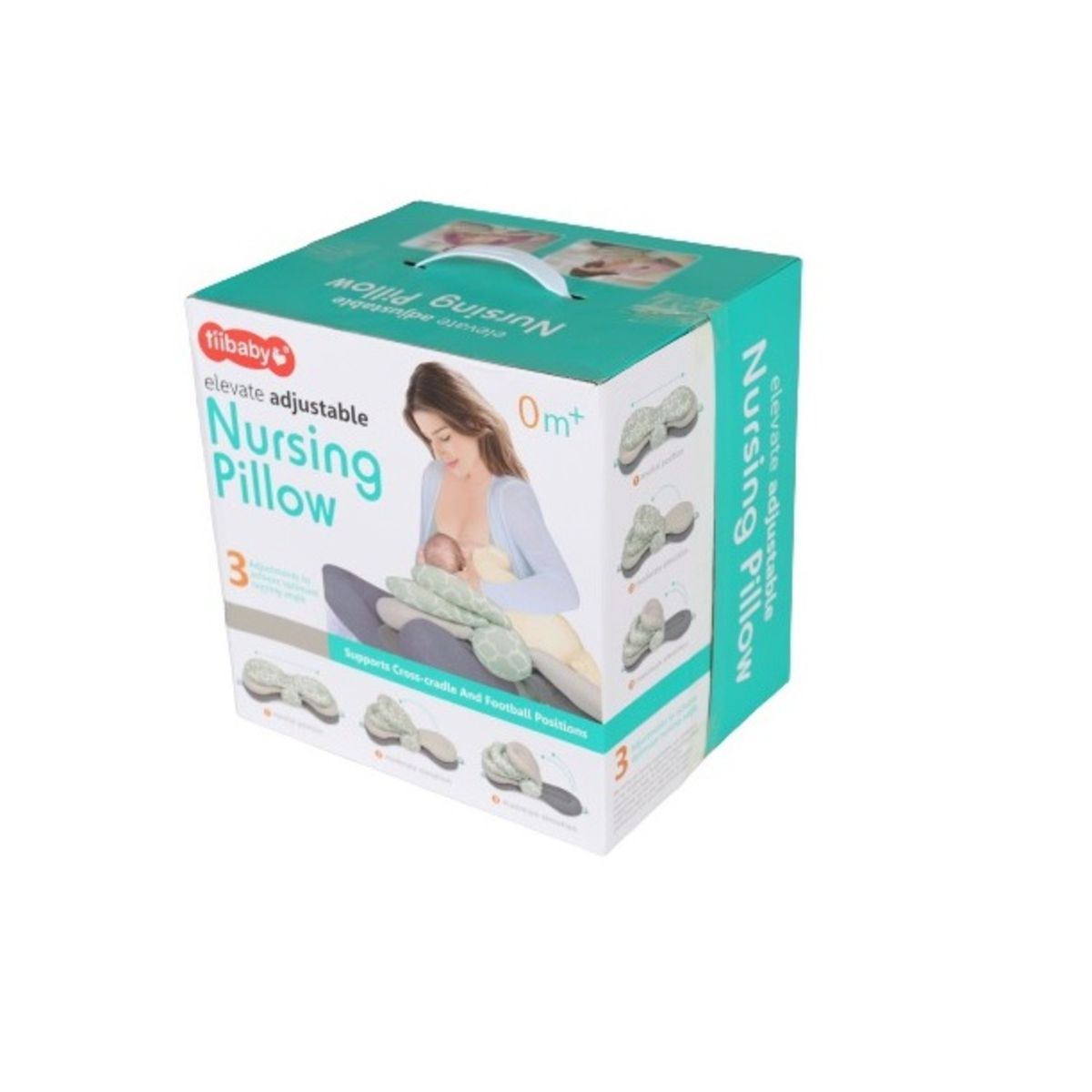 GENERICO - ALMOHADA PARA AMAMANTAR MULTIUSO VERDE