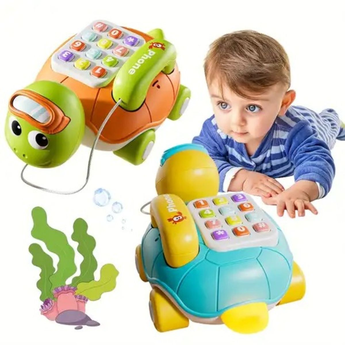 GENERICO - TORTUGA TELEFONO MUSICAL INTERACTIVO