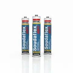 SOUDAL - Sellador De Poliuretano Gris 300 Ml. Soudaflex 40 Fc 3 Unidades