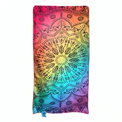 ZAHR - Toalla de Playa Microfibra Estampada Hippie