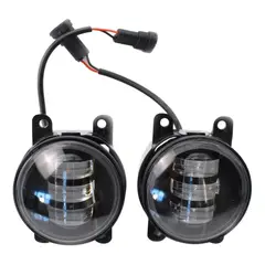 GENERICO - Par De Foco Led Neblinero Antiniebla Redondo