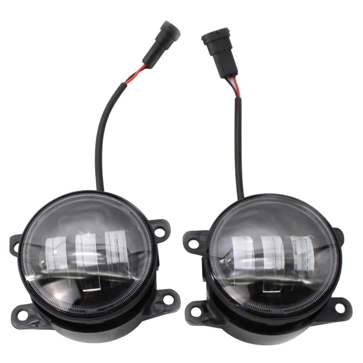 GENERICO - Par De Foco Led Neblinero Antiniebla Redondo