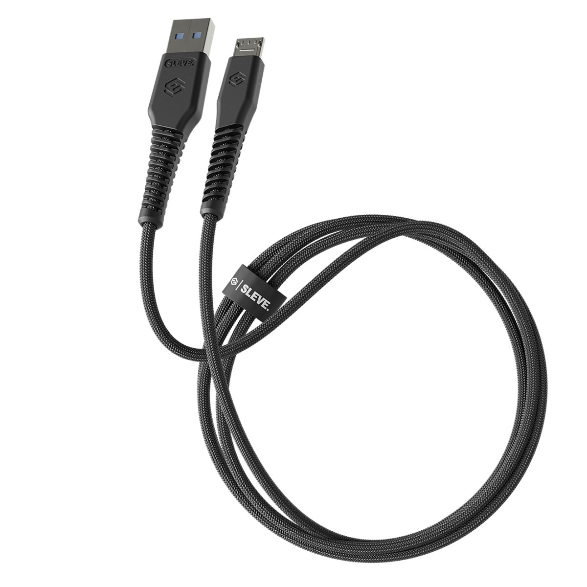 SLEVE - Cable Cargador Sleve Line X Usb A Micro 5 Black