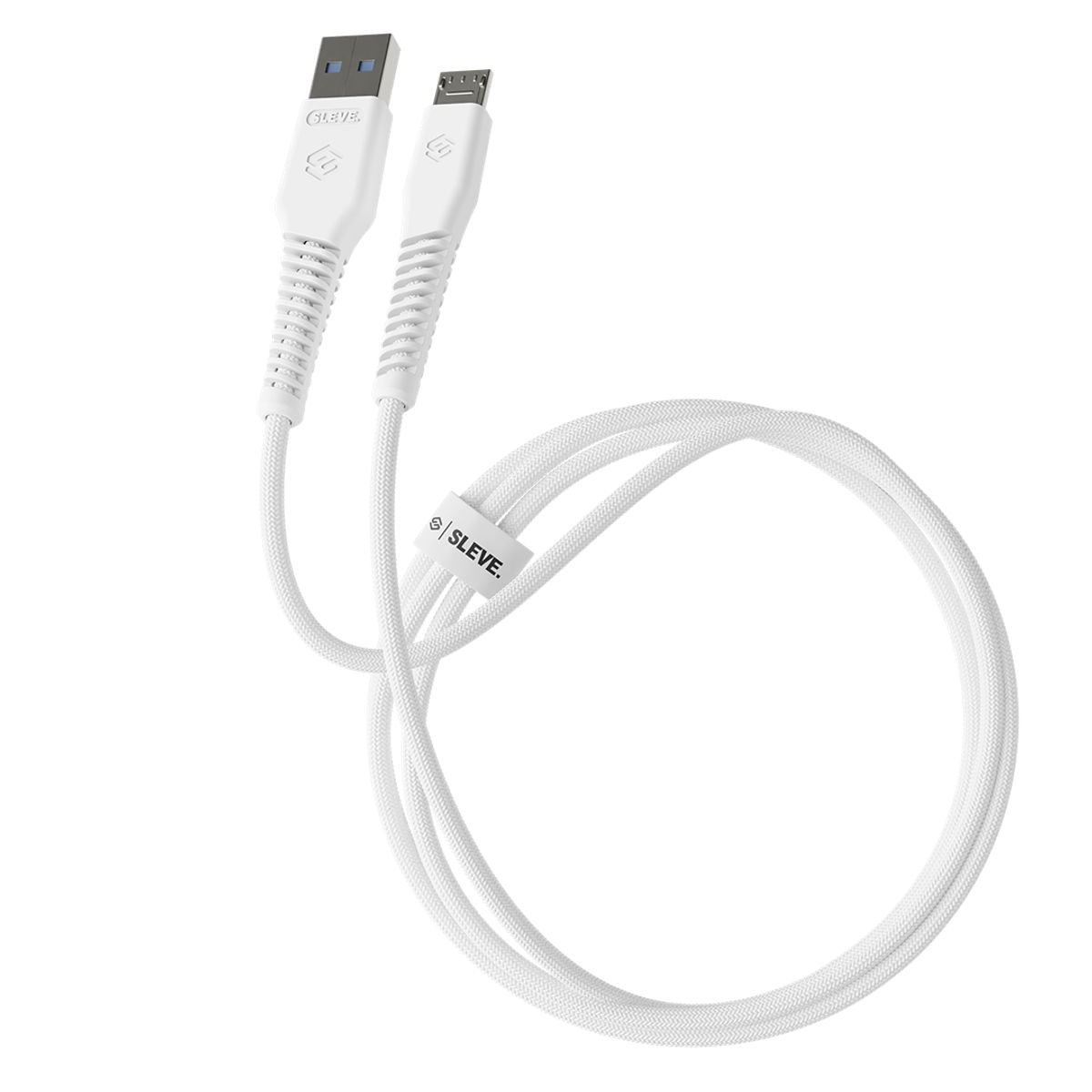 SLEVE - Cable Cargador Sleve Line X Usb A Micro 5 White