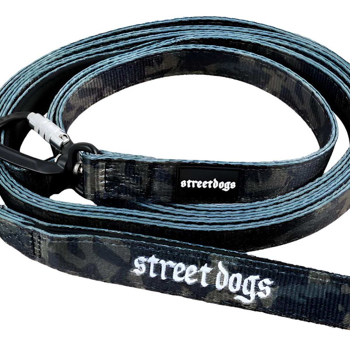 STREET DOGS - Correa De Paseo Perros Mosquetón Automático Street Dogs 5m - Negro