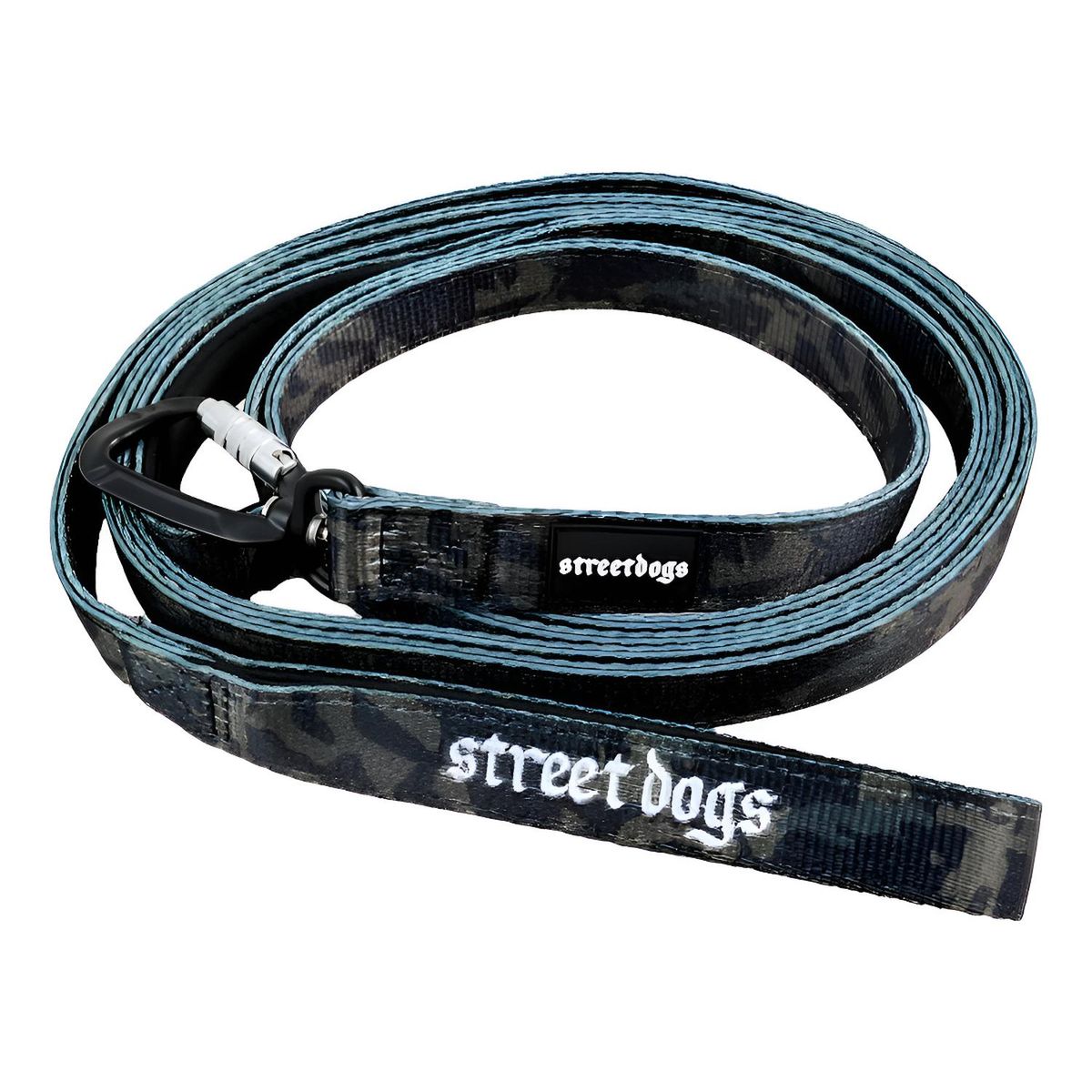 STREET DOGS - Correa De Paseo Perros Mosquetón Automático Street Dogs 5m - Negro