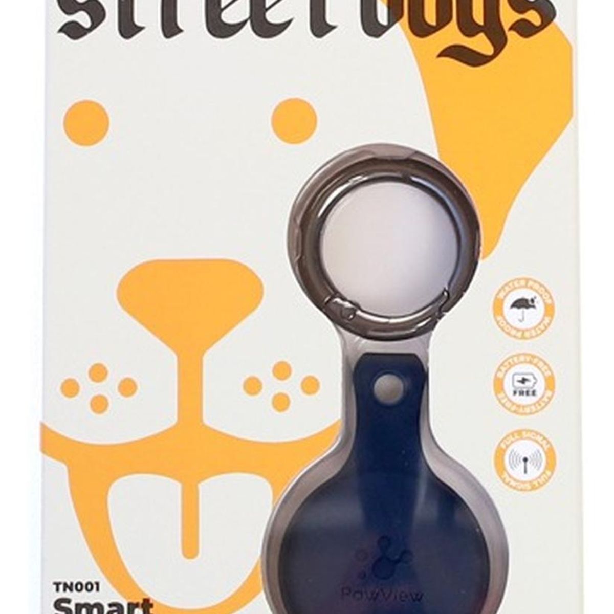 STREET DOGS - Street Dogs Placa Identificación Inteligente Colgante Perros - Azul